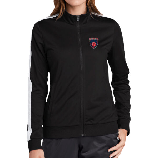 Norcal Elite Ladies Tricot Sleeve Stripe Track Jacket Thumbnail