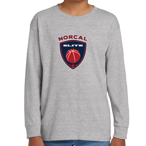 Norcal Elite Youth Heavy Cotton 100% Cotton Long Sleeve T Shirt Thumbnail